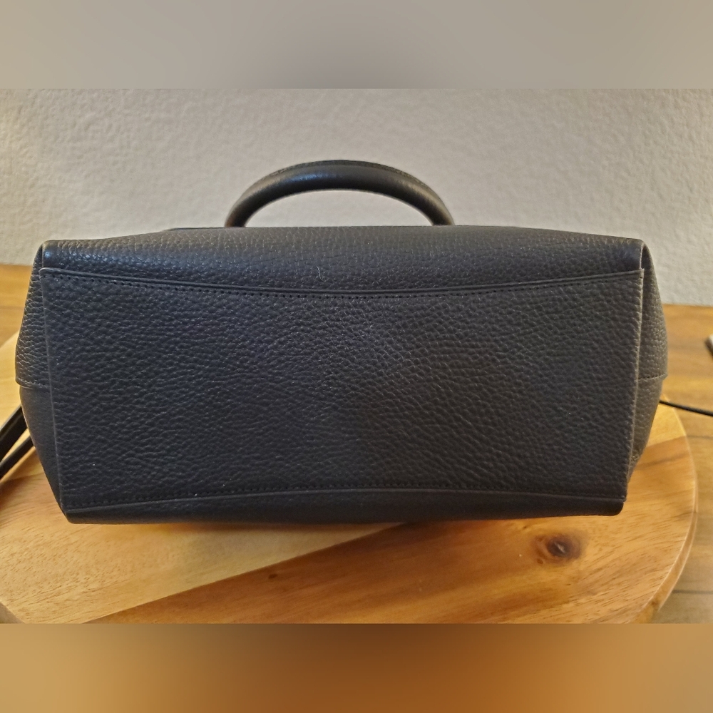 Coach Black Leather Satchel - Picture 3 of 10